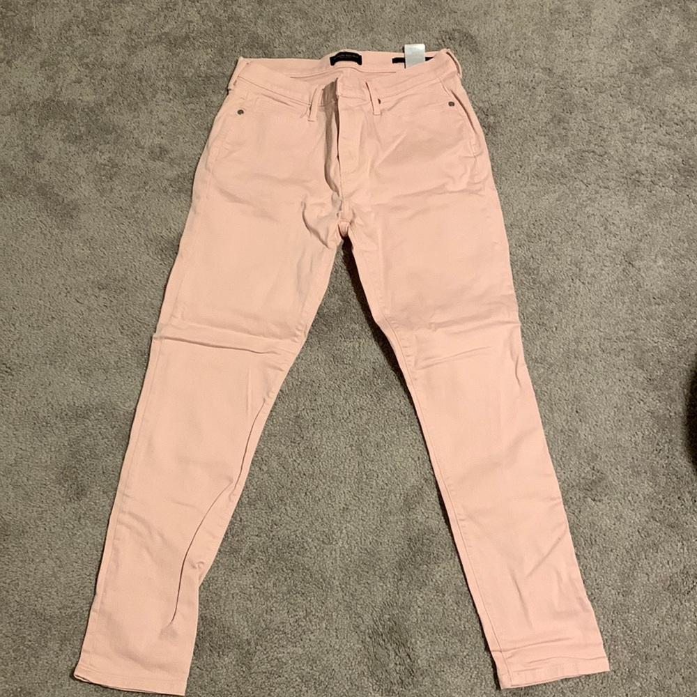 Banana Republic Light Peach Skinny denim jeans size 27
